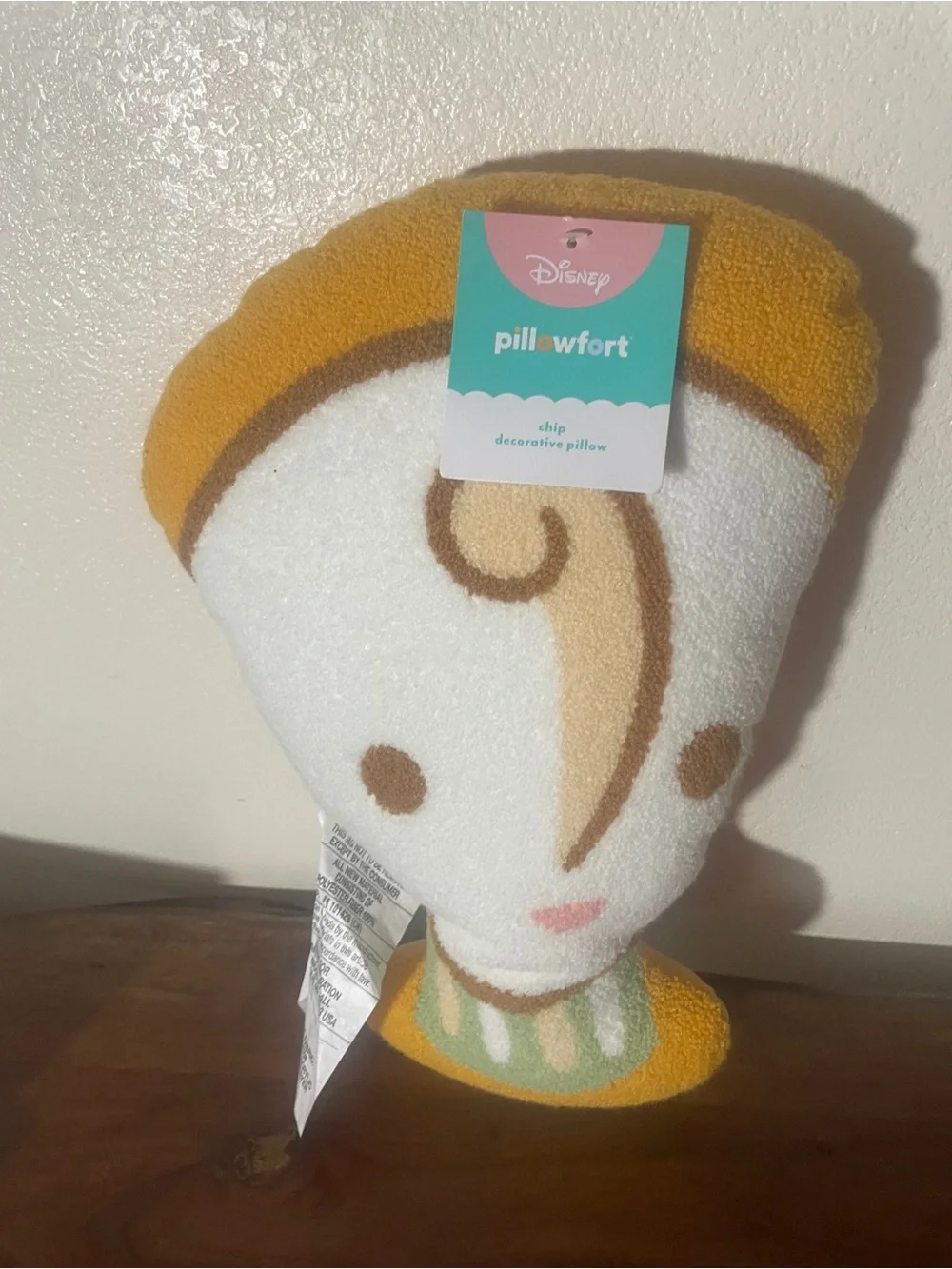 Disney Pillowfort Chip Decorative Throw Pillow NWT Beauty and the Beast Target